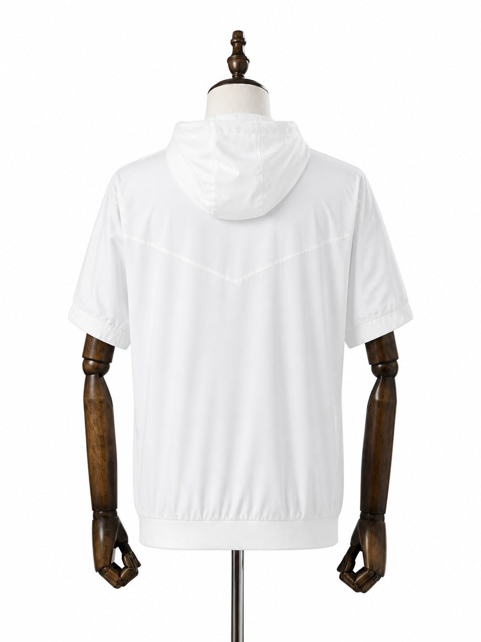 24/25 Corinthians White Windbreaker standard mannequin white background Passos Sports image 2