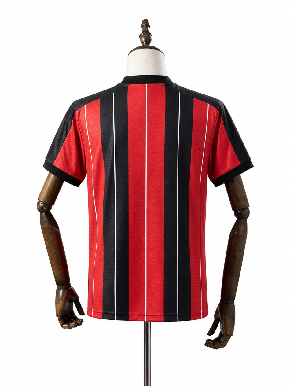 25/26 Flamengo Casual Red Soccer Jersey mannequin view 2 white background Passos Sports