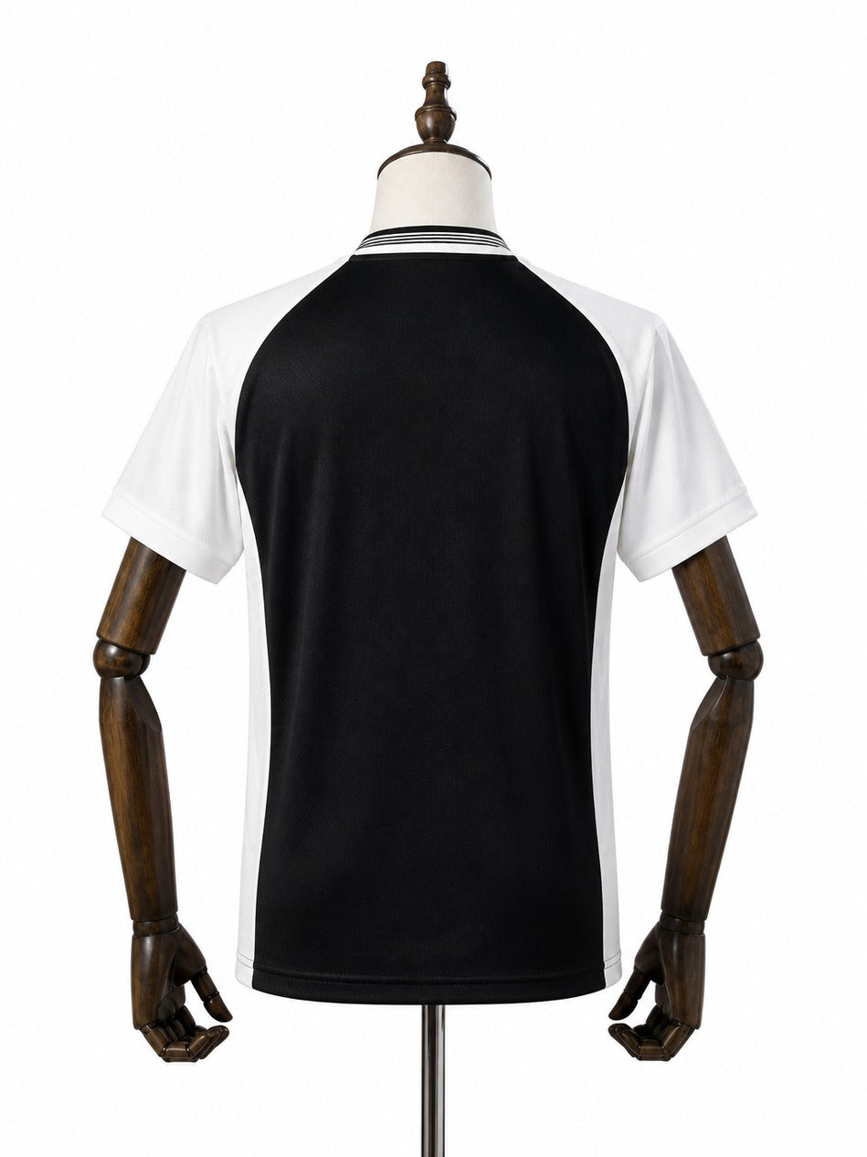 25/26 Corinthians home black kids kit standard mannequin white background Passos Sports image 2