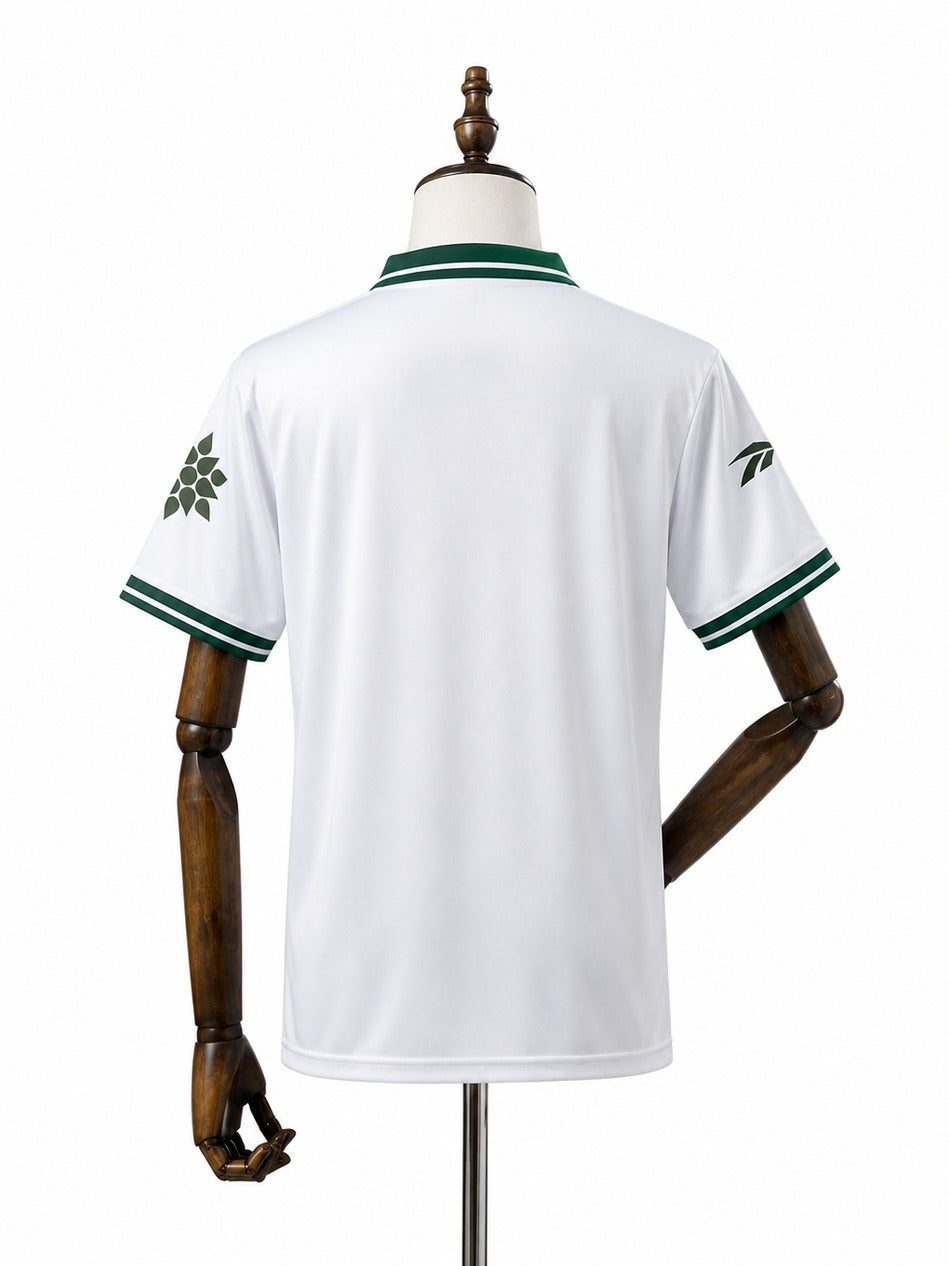 97/98 Palmeiras Away Retro Soccer Jersey mannequin view 2 white background Passos Sports