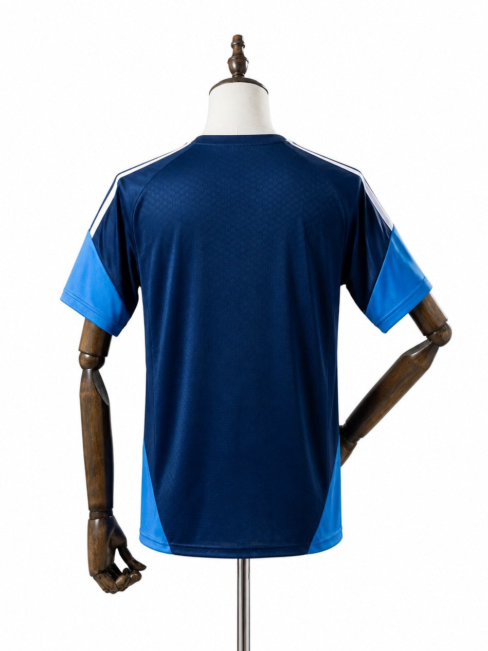 Cruzeiro 2026/27 All sponsors Training Soccer Jersey Blue mannequin view 2 white background Passos Sports