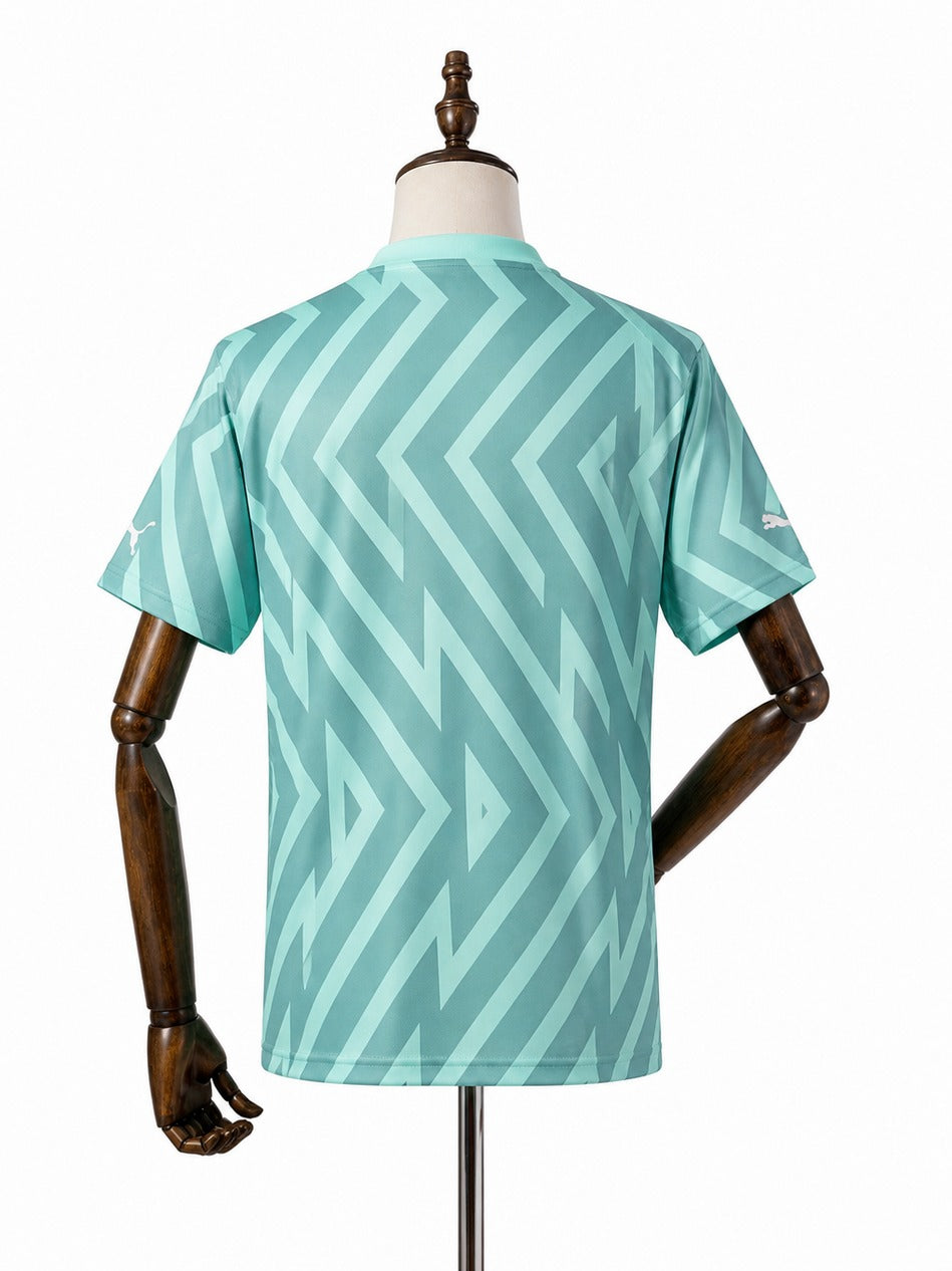24/25 Palmeiras Goalkeeper Soccer Jersey mannequin view 2 white background Passos Sports