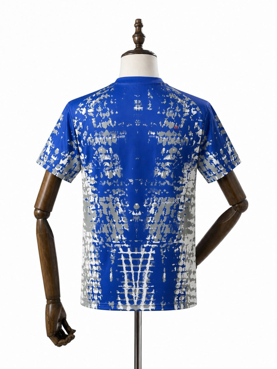 2026/27 Palmeiras Blue Goalkeeper Spider Edition Jersey mannequin view 2 white background Passos Sports