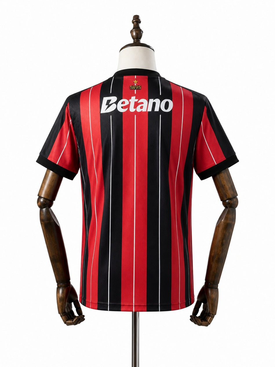 25/26 Flamengo Third Away All Sponsors Soccer Jersey mannequin view 2 white background Passos Sports