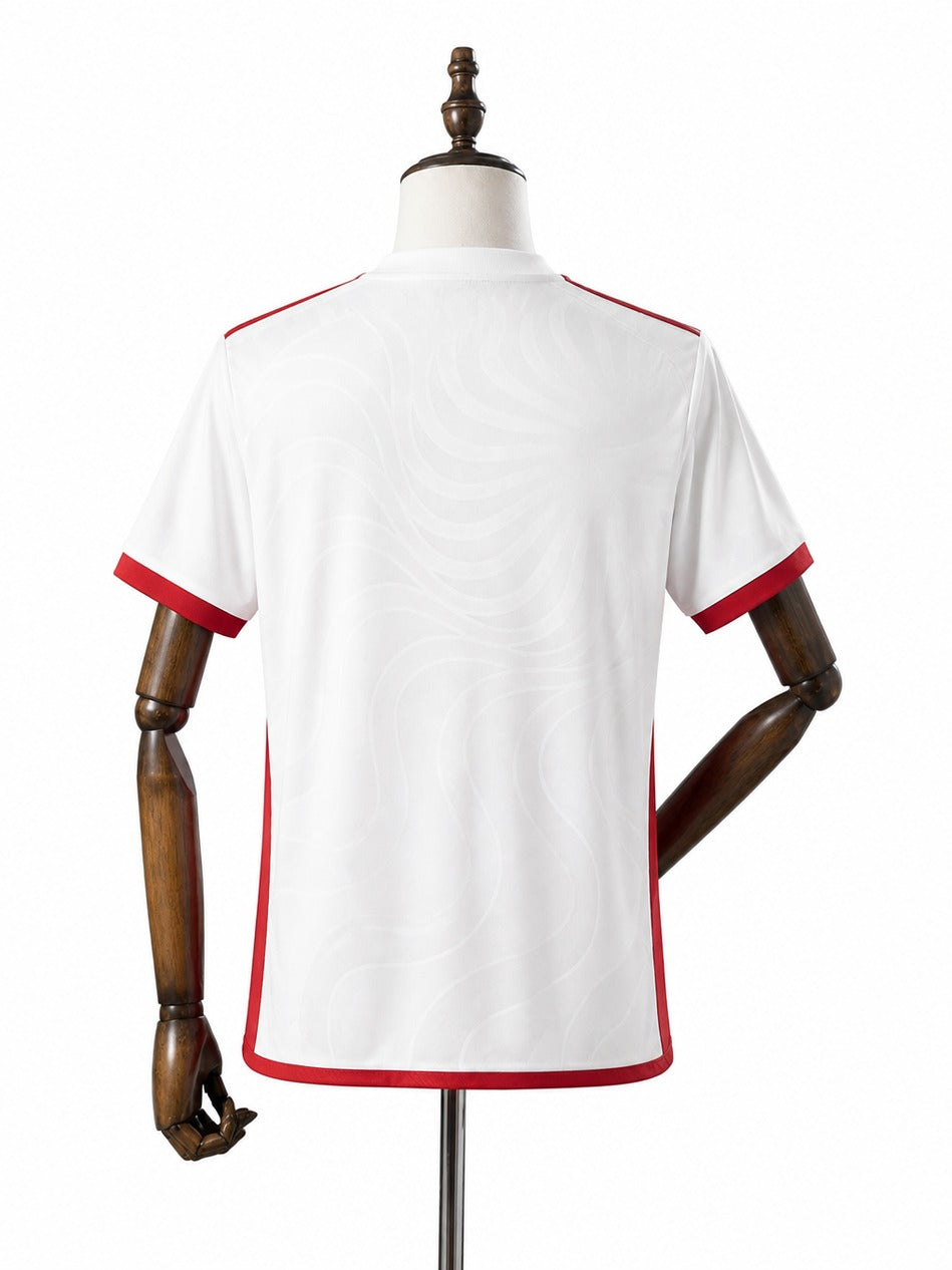 24/25 Flamengo away Soccer Jersey mannequin view 2 white background Passos Sports