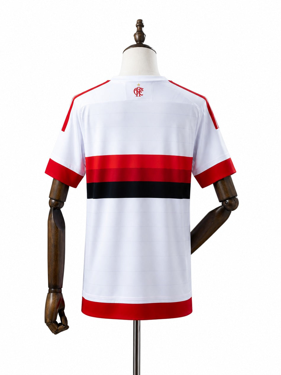 15/16 Flamengo Away Retro Soccer Jersey mannequin view 2 white background Passos Sports