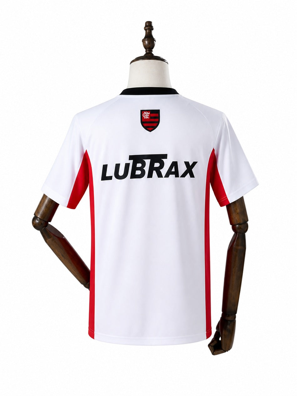 01/02 Flamengo Away Retro Soccer Jersey mannequin view 2 white background Passos Sports