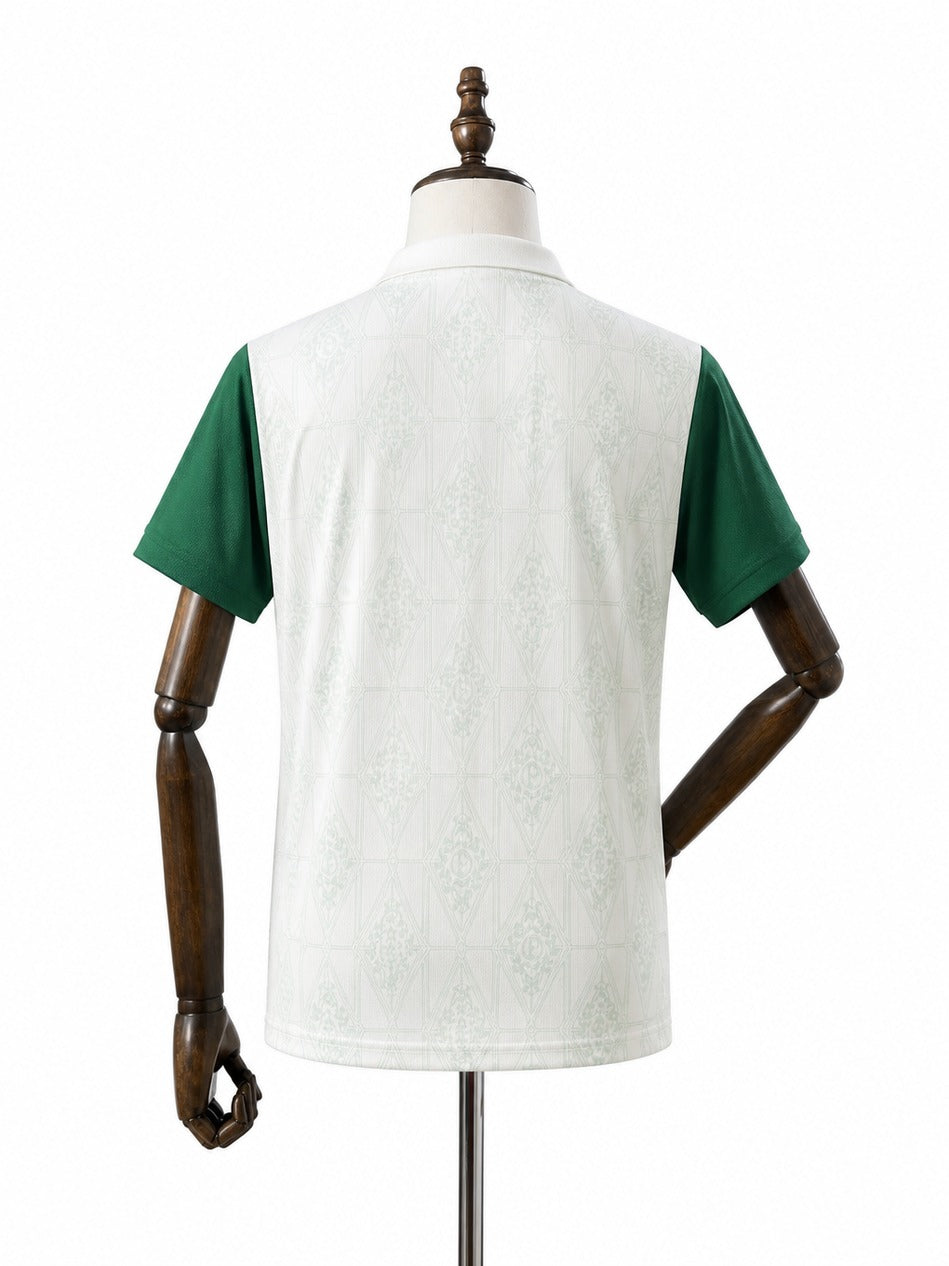 25/26 Women Palmeiras Away white soccer jersey mannequin view 2 white background Passos Sports