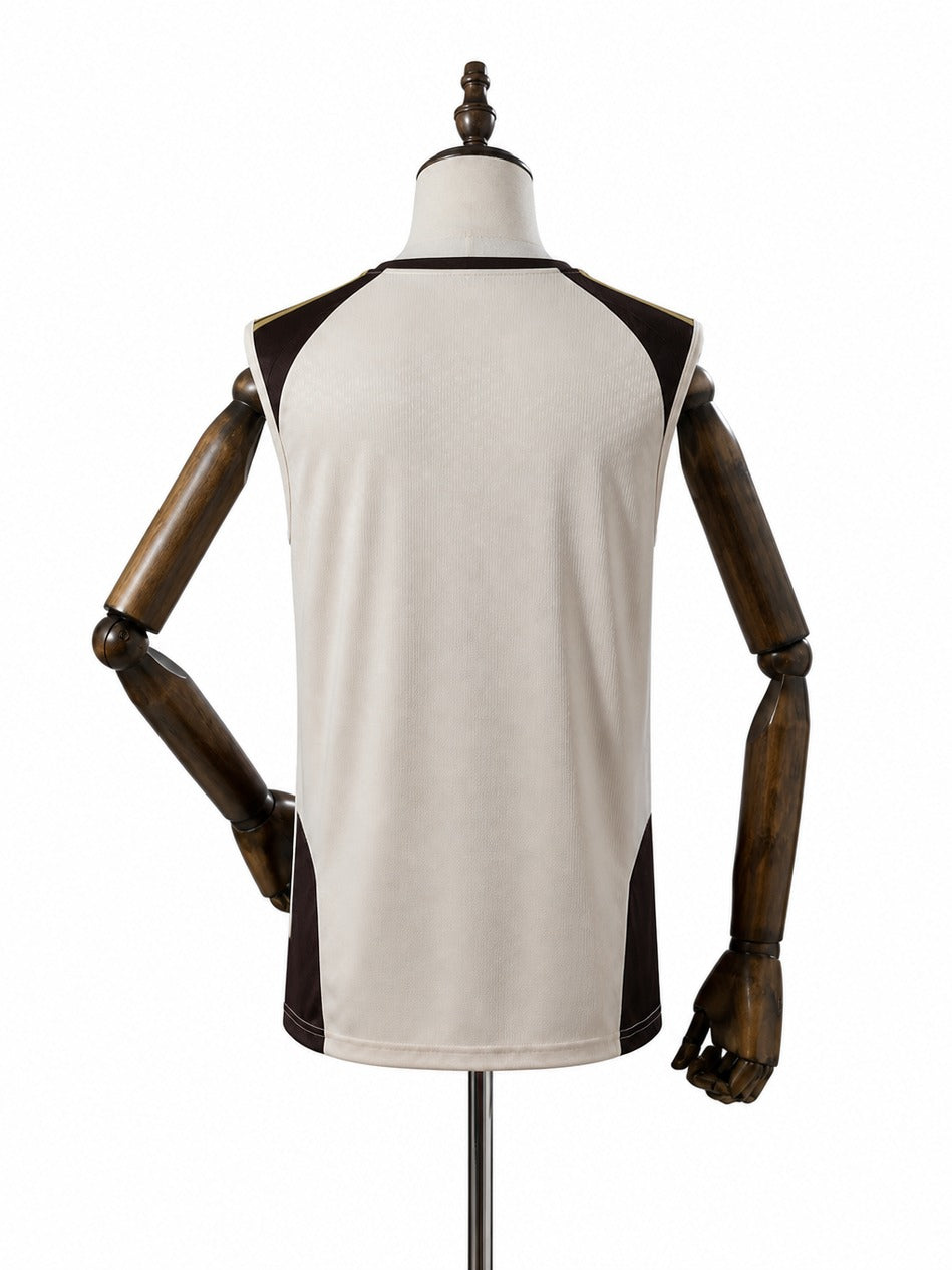 Flamengo 2026/27 Training Sleeveless Jersey Apricot mannequin view 2 white background Passos Sports