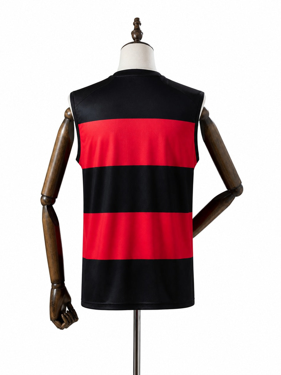 Flamengo 2026/27 Home Sleeveless Jersey mannequin view 2 white background Passos Sports