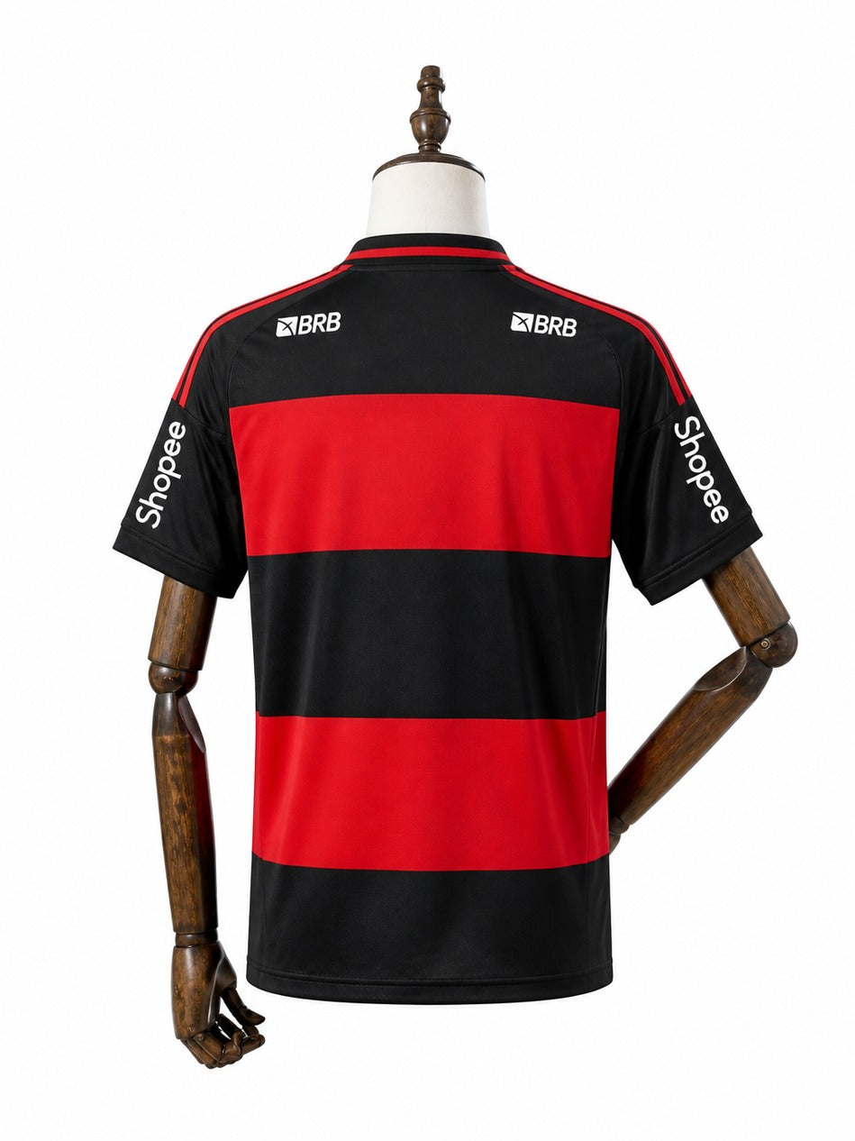 CR Flamengo Home Soccer Jersey 2026/27 mannequin view 2 white background Passos Sports