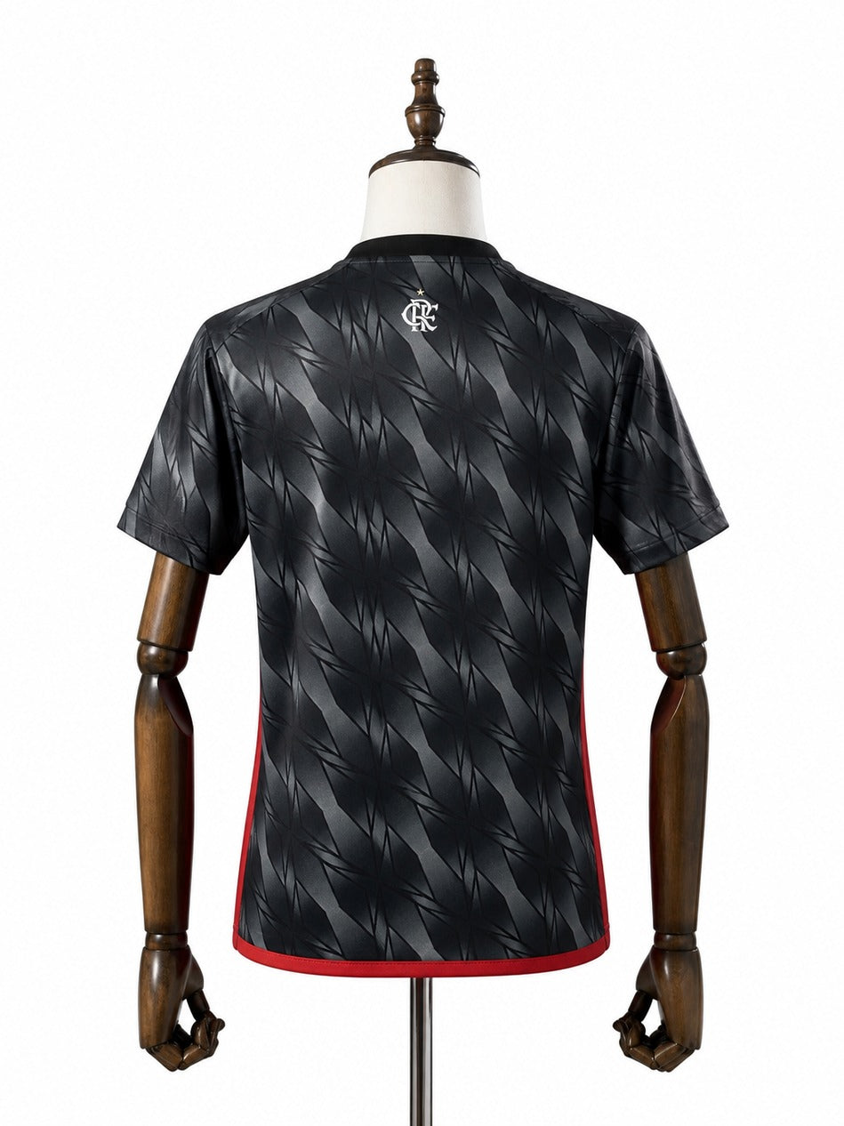 24/25 Flamengo Third Away Women Soccer jersey mannequin view 2 white background Passos Sports