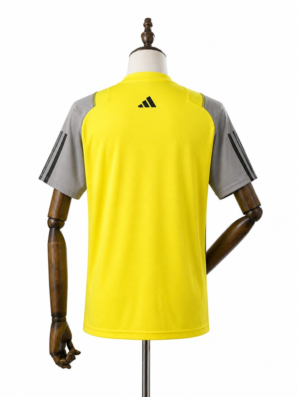 24/25 Flamengo Training Wear Yellow Jersey mannequin view 2 white background Passos Sports
