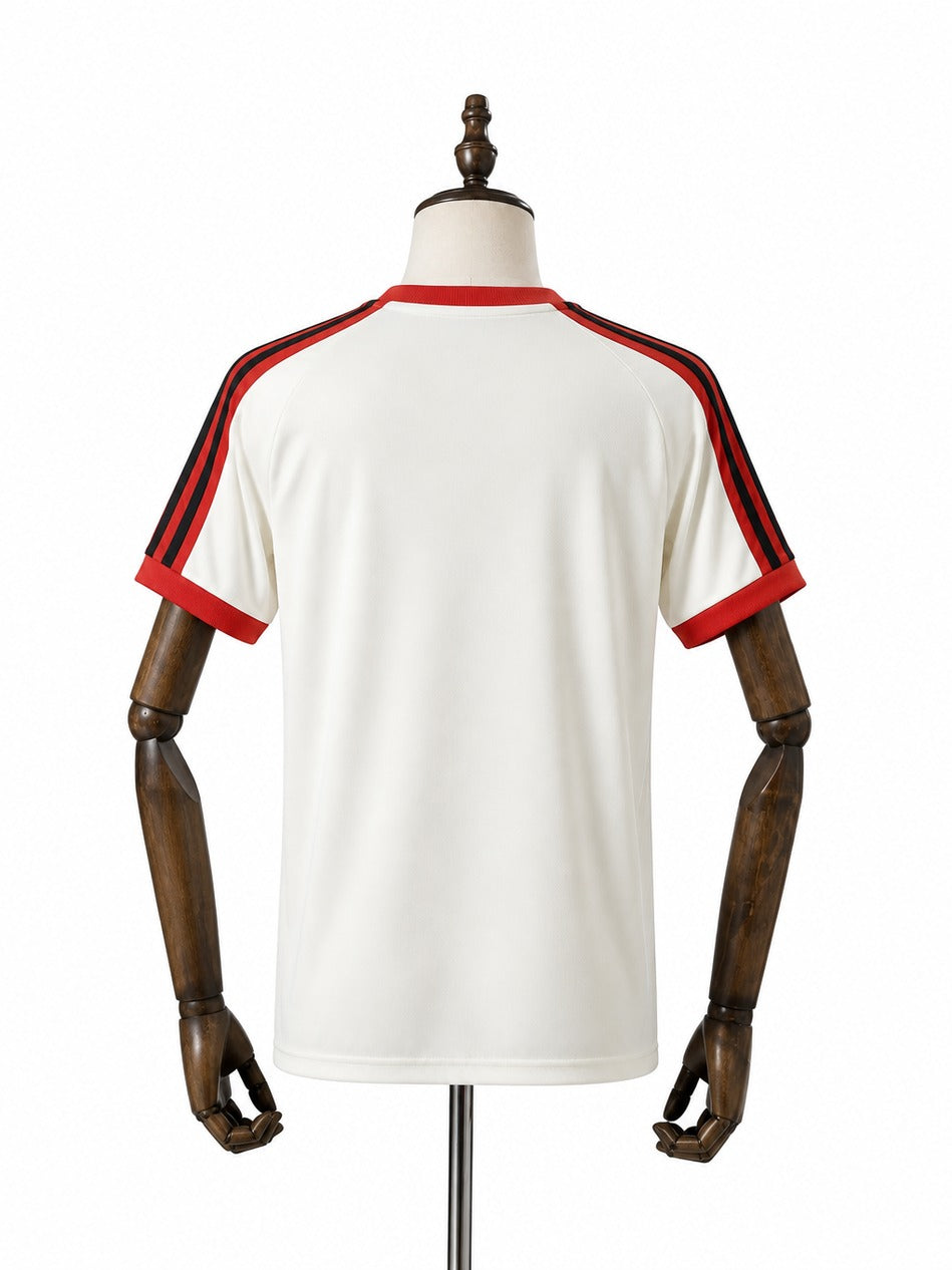 25/26 Flamengo Commemorative Edition white jersey mannequin view 2 white background Passos Sports