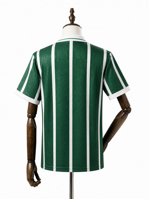 1993 Palmeiras Retro Home green soccer jersey mannequin view 2 white background Passos Sports