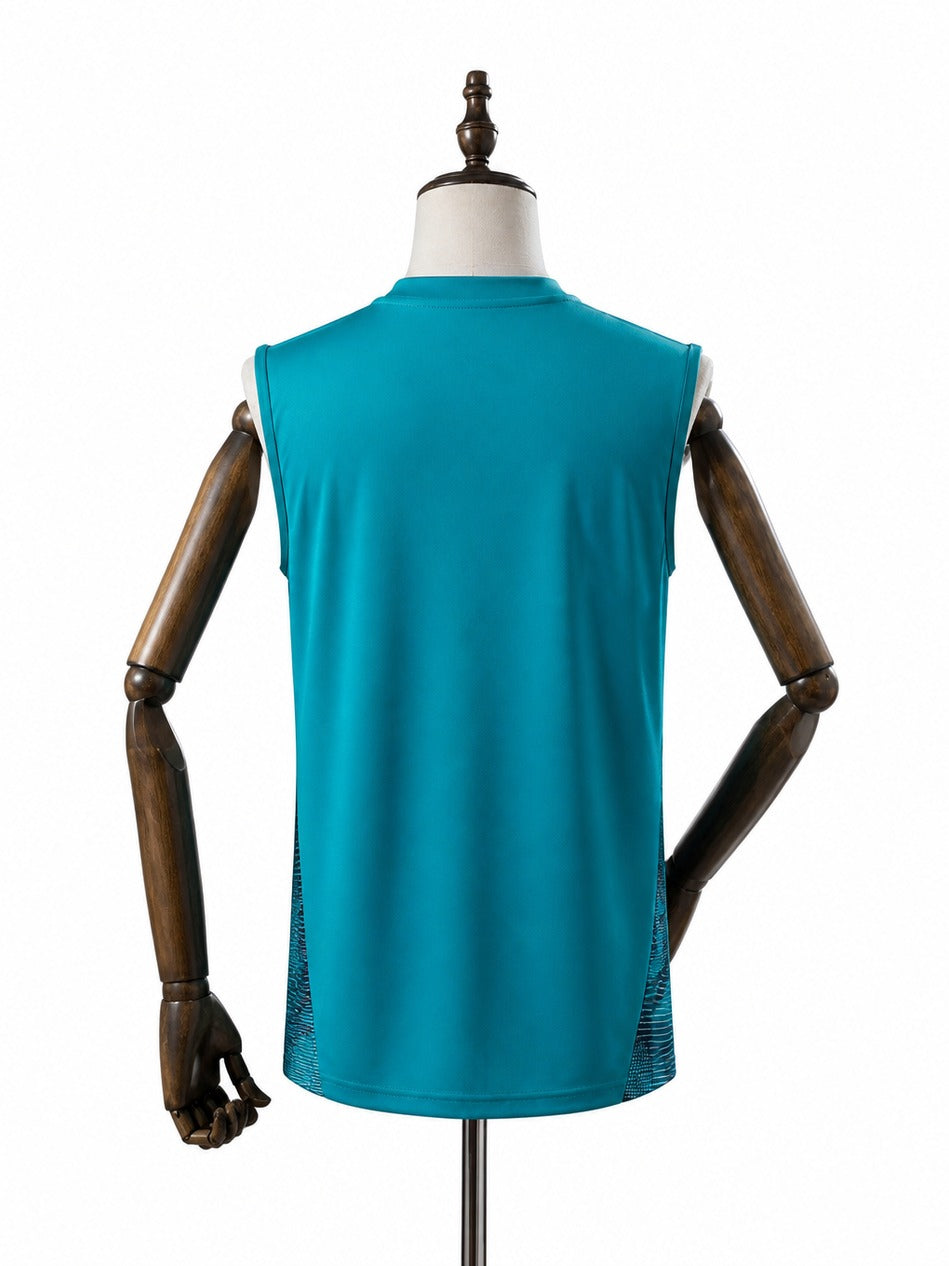 25/26 Cruzeiro Dark Green Training Vest Sleeveless football Jersey mannequin view 2 white background Passos Sports