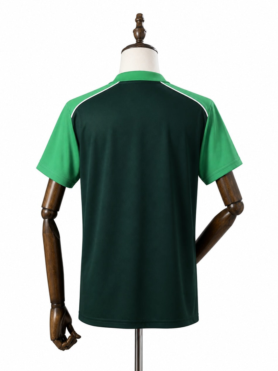 24/25 Palmeiras green POLO jersey mannequin view 2 white background Passos Sports