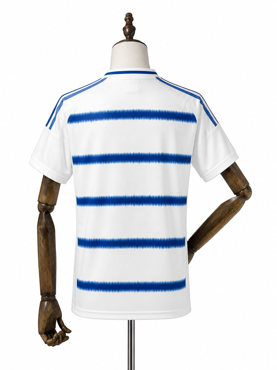 25/26 Cruzeiro away Soccer Jersey mannequin view 2 white background Passos Sports