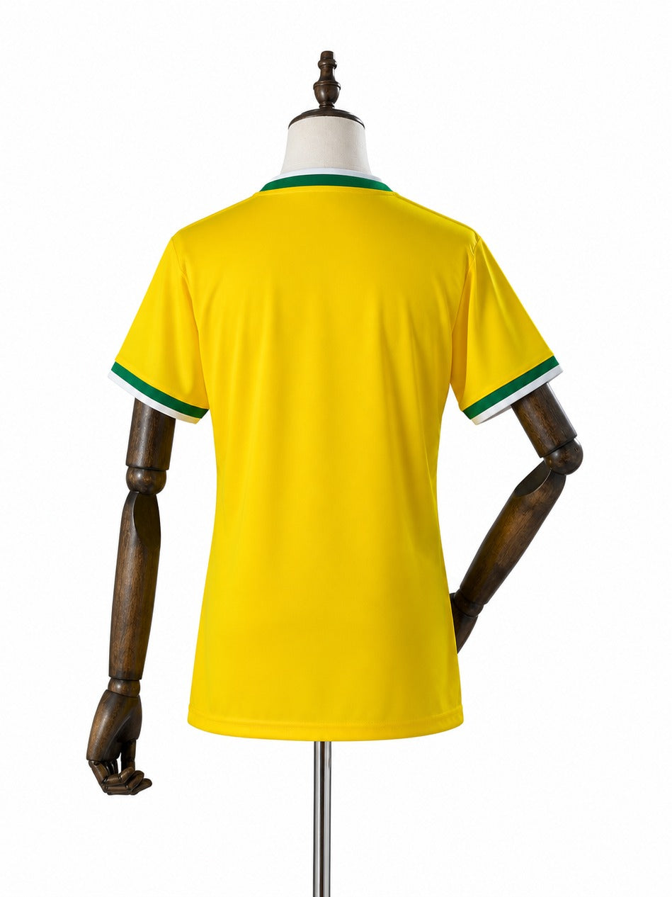 26/27 Cruzeiro Special Edition Women Yellow Jersey mannequin view 2 white background Passos Sports