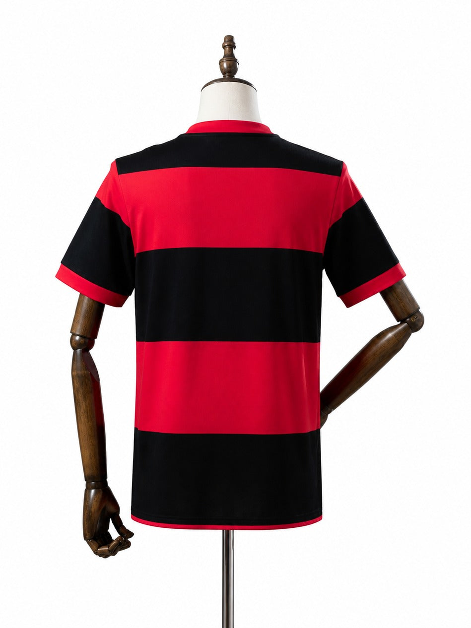 Flamengo 1981 Home Retro Jersey mannequin view 2 white background Passos Sports
