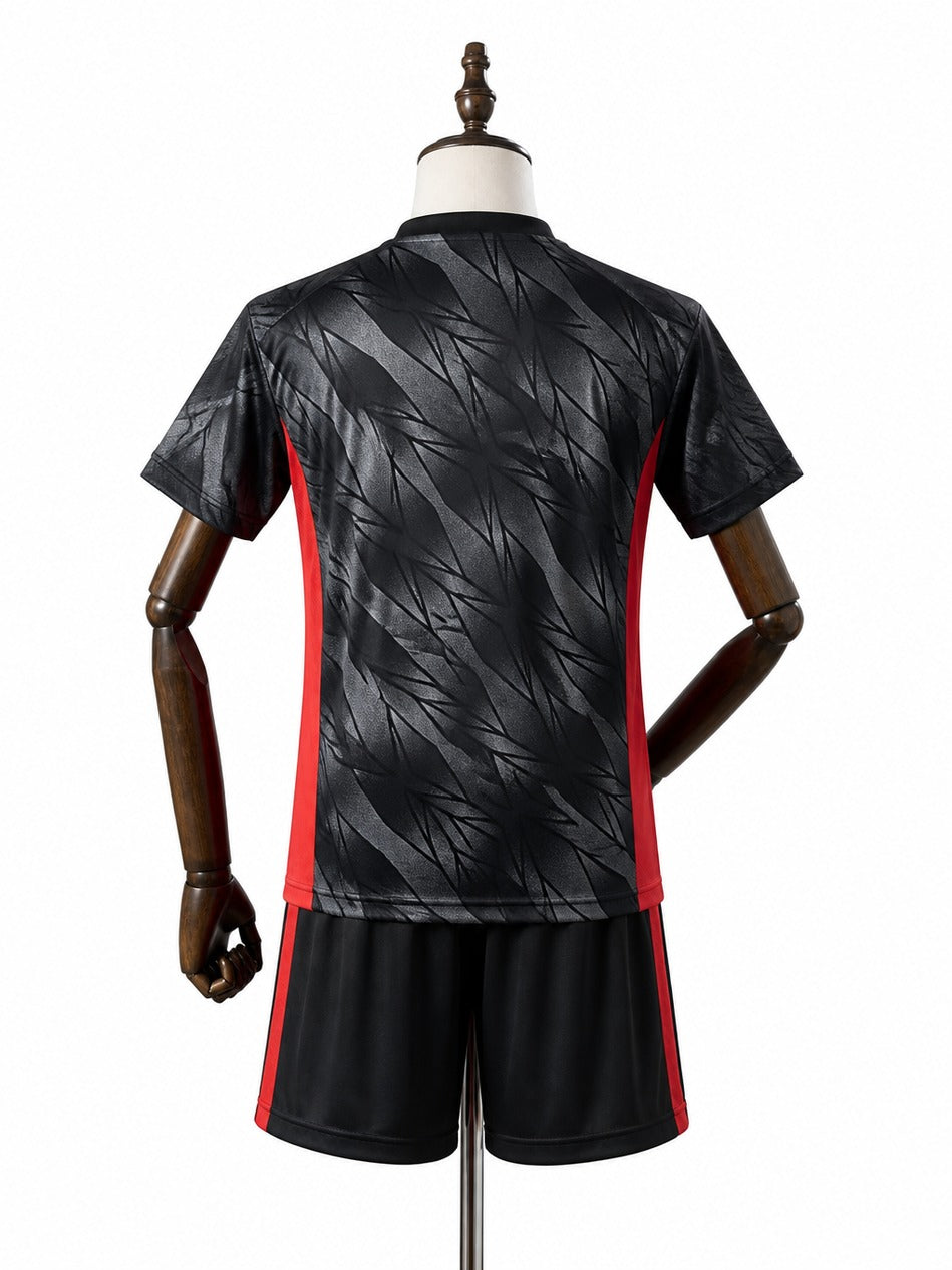 24/25 Flamengo Third Kids kit mannequin view 2 white background Passos Sports