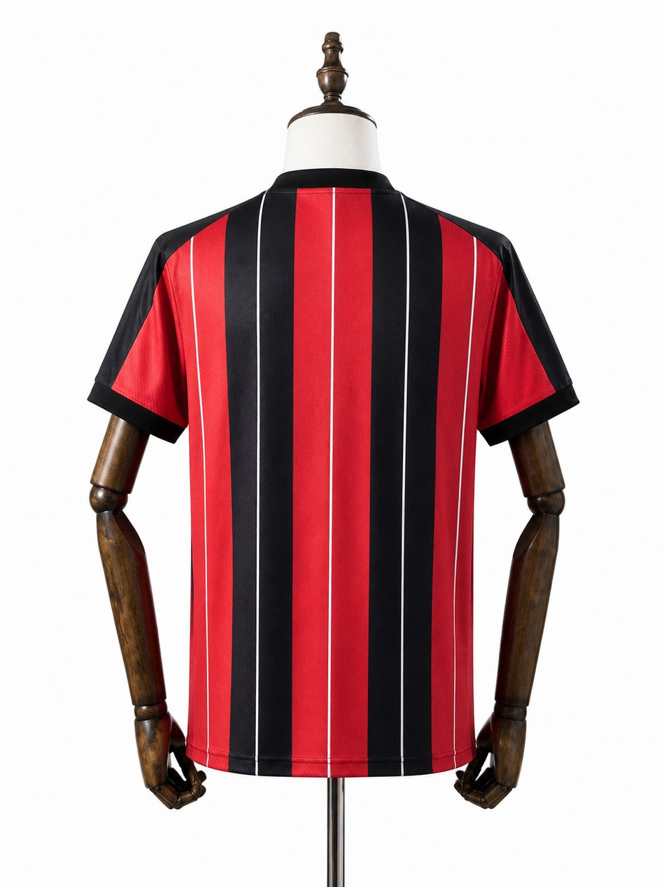 10/11 Corinthians Orange Retro Soccer Jersey standard mannequin white background Passos Sports image 2
