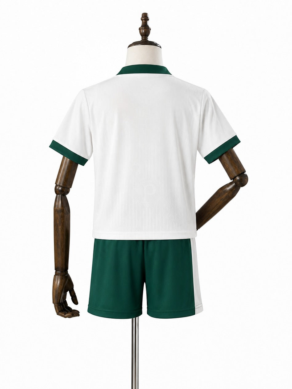24/25 Palmeiras Away Kids kit mannequin view 2 white background Passos Sports