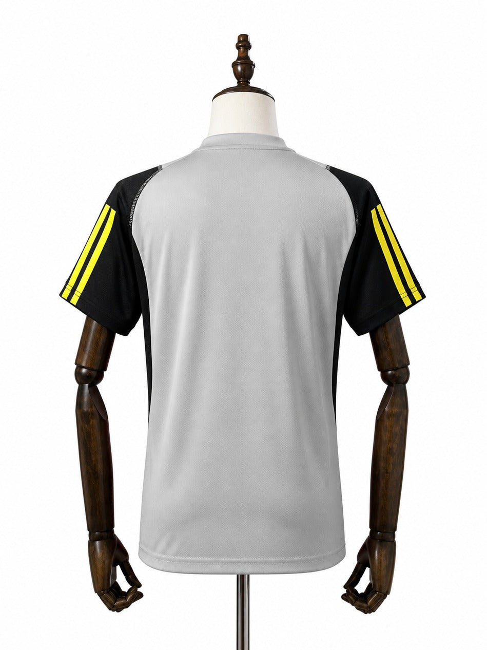 24/25 Flamengo Grey Training Women Jersey mannequin view 2 white background Passos Sports
