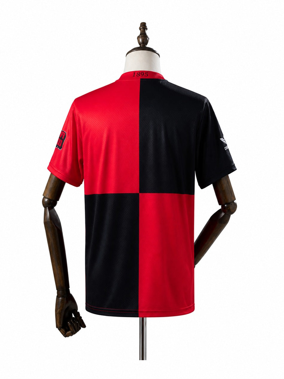 94/95 Flamengo Home Retro Soccer Jersey mannequin view 2 white background Passos Sports