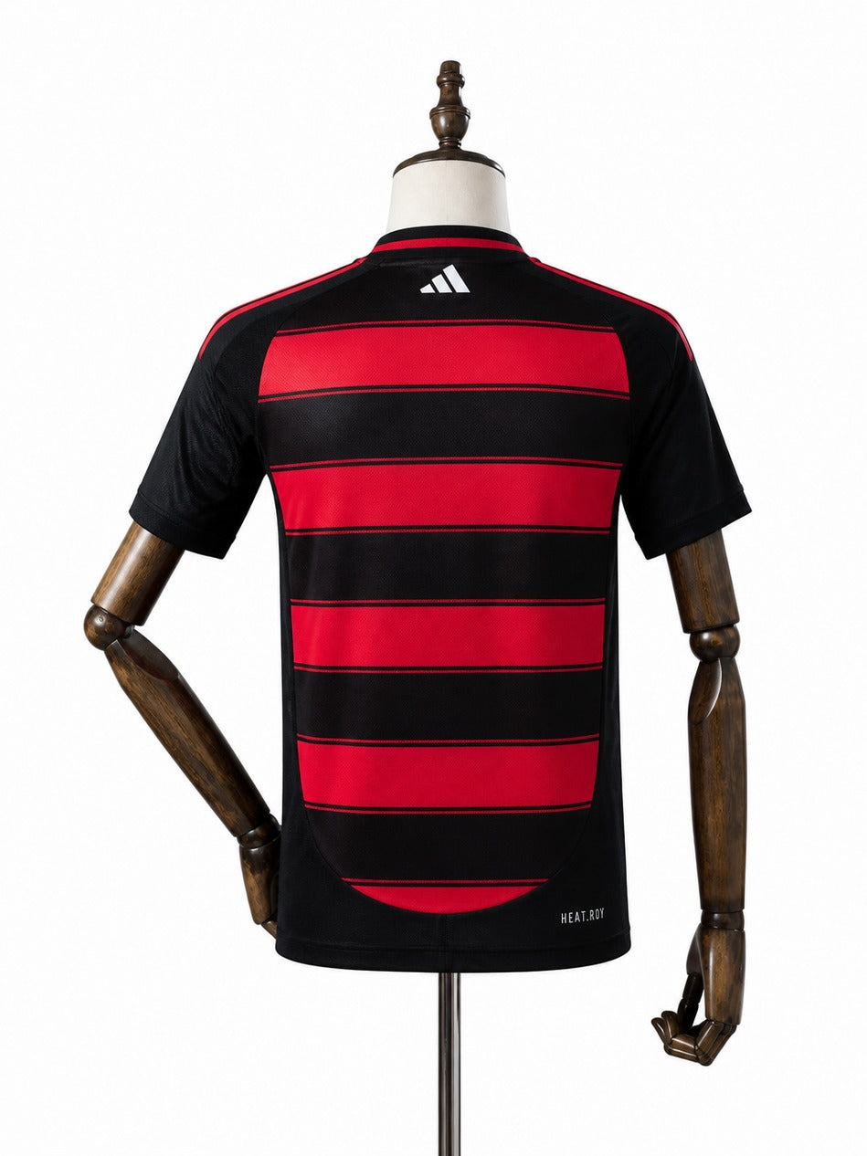 25/26 Flamengo Home Player Version Jersey mannequin view 2 white background Passos Sports
