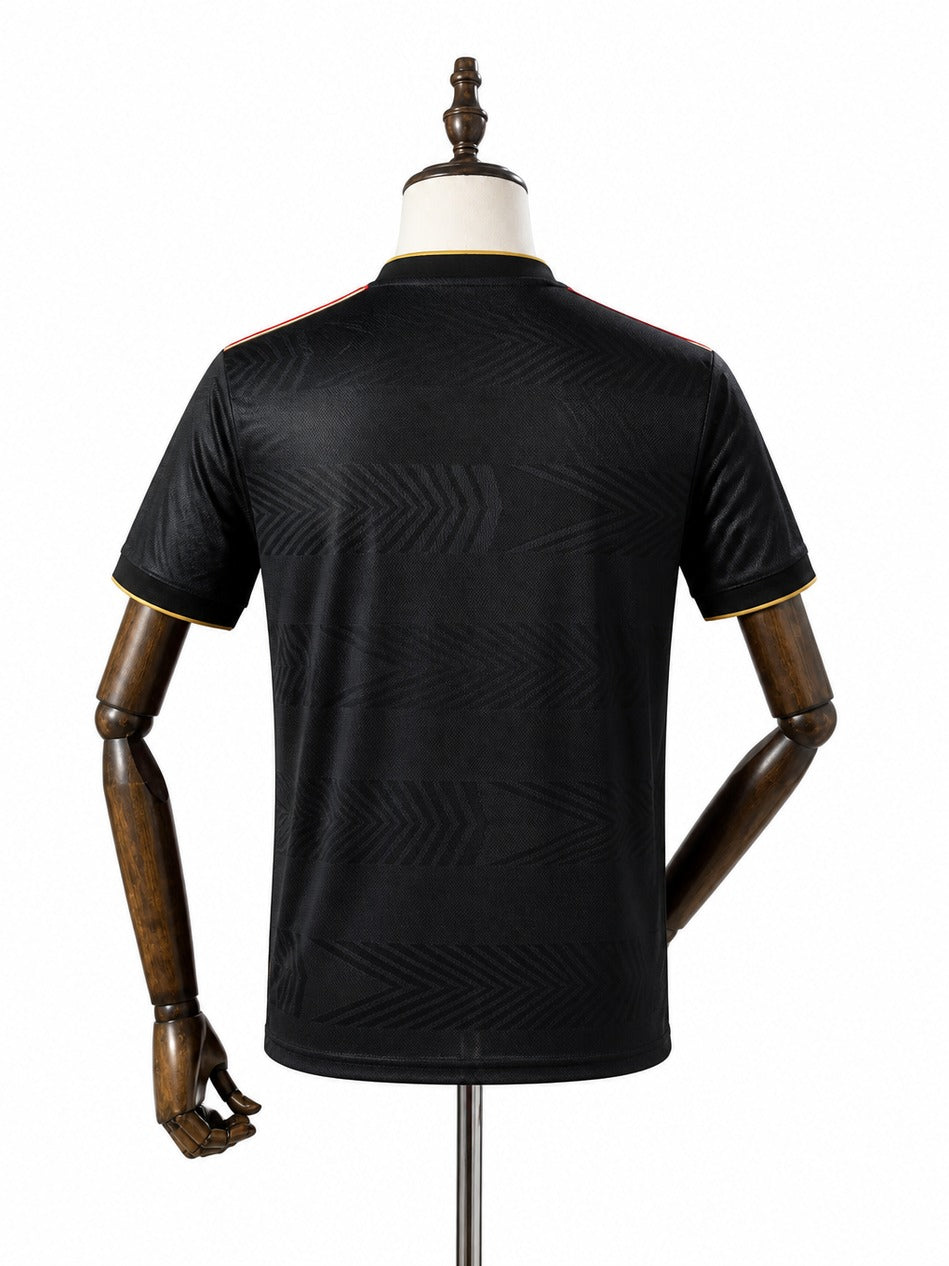 Flamengo 2025/26 Special Edition Player Version Black Jersey mannequin view 2 white background Passos Sports