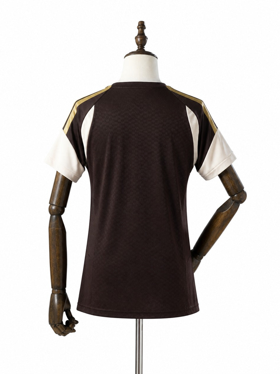 Flamengo 2026/27 Soccer Jersey Brown mannequin view 2 white background Passos Sports