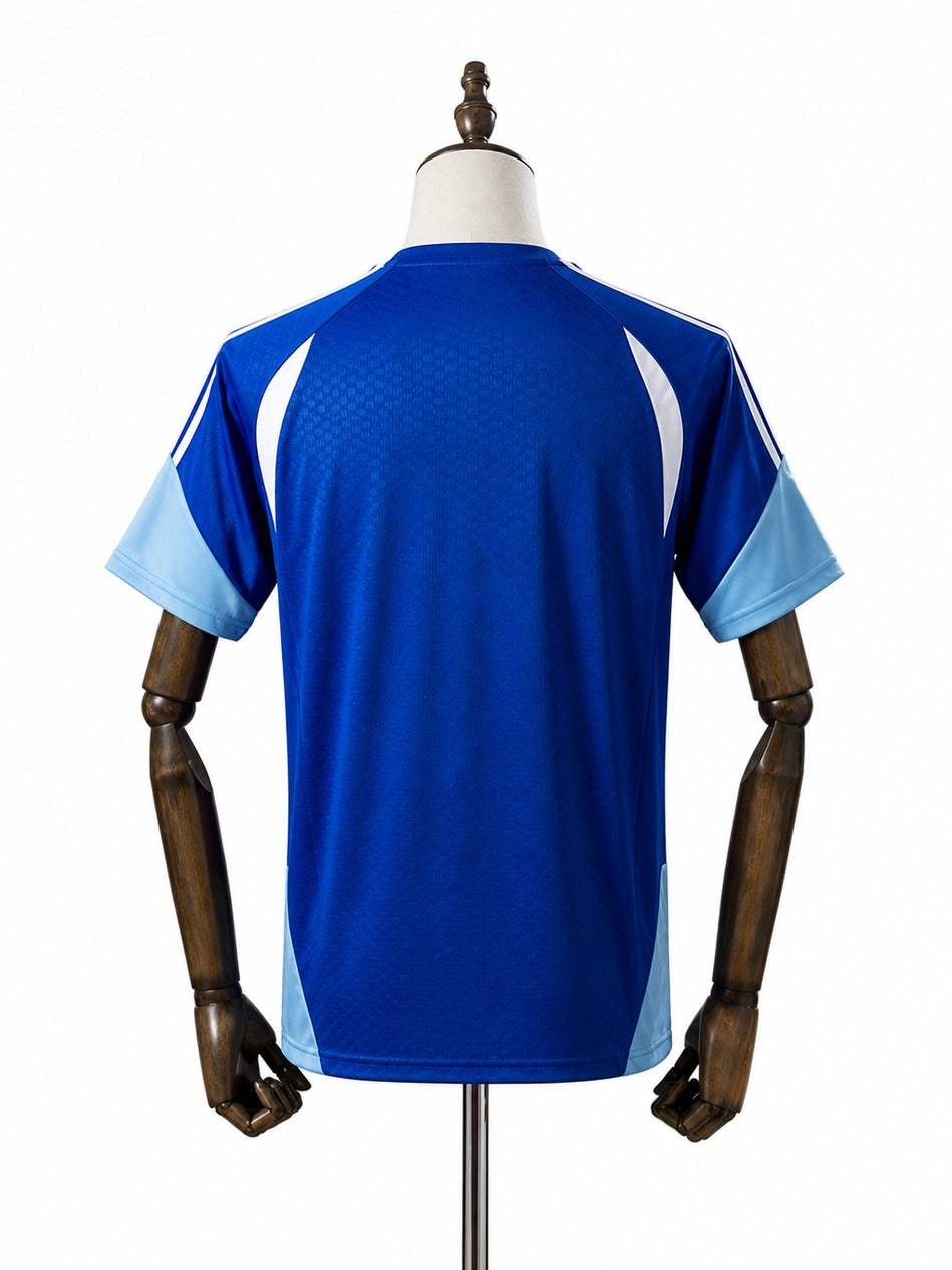 Cruzeiro 2026/27 All sponsors Training Soccer Jersey Blue mannequin view 2 white background Passos Sports