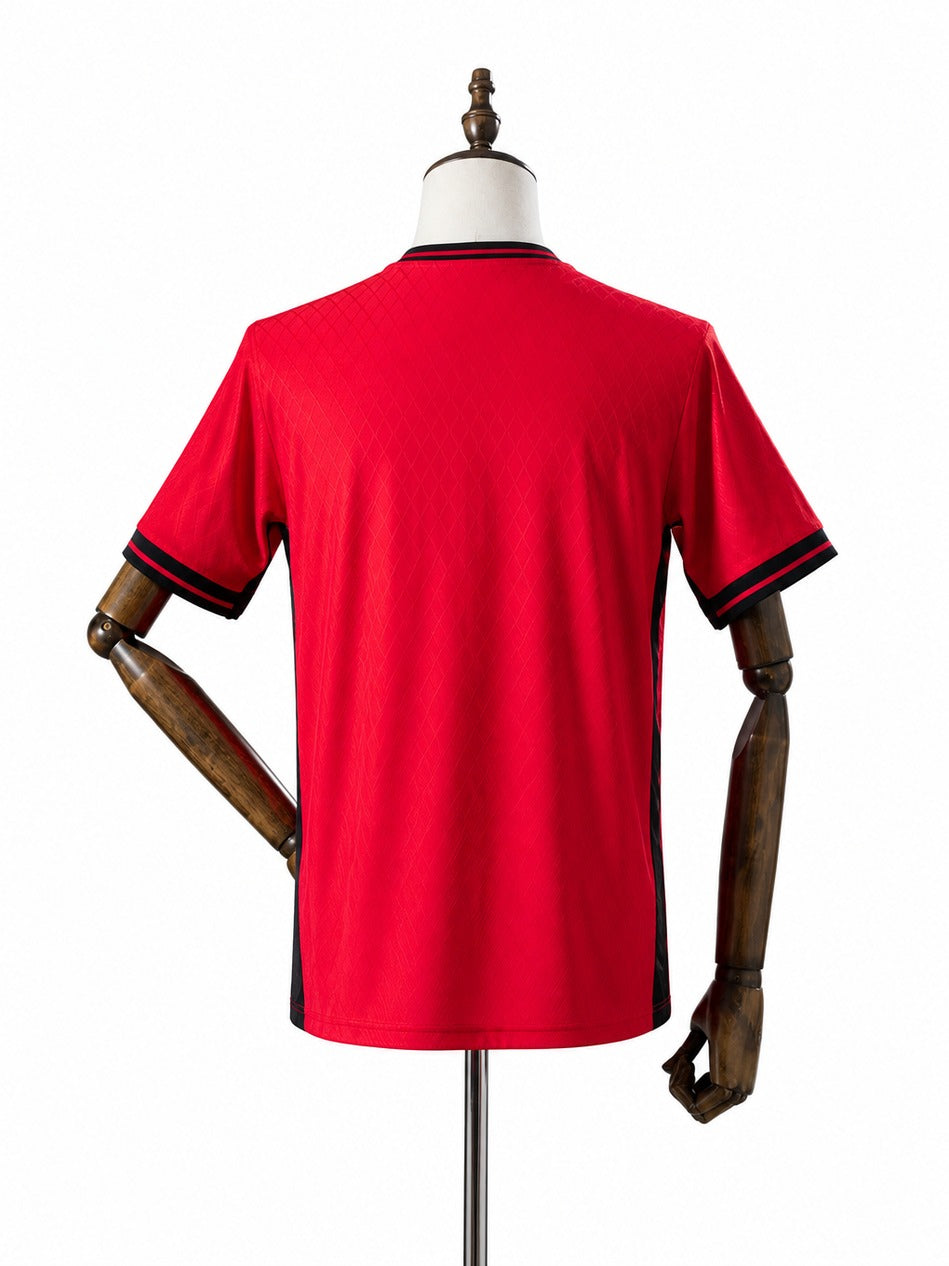 Flamengo 2026/27 Special Edition Red Jersey mannequin view 2 white background Passos Sports