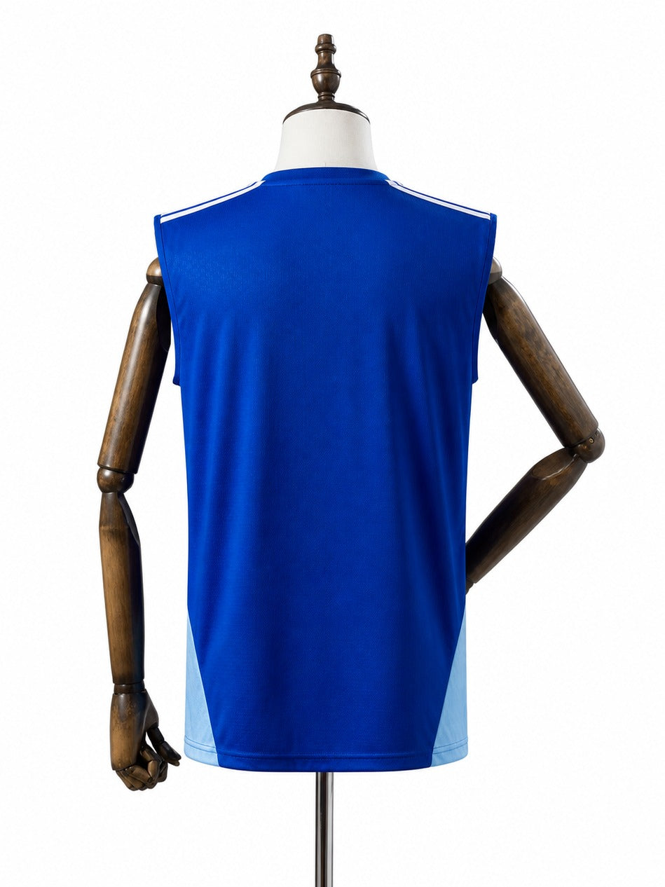 Cruzeiro 2026/27 Sleeveless Soccer Jersey Blue mannequin view 2 white background Passos Sports