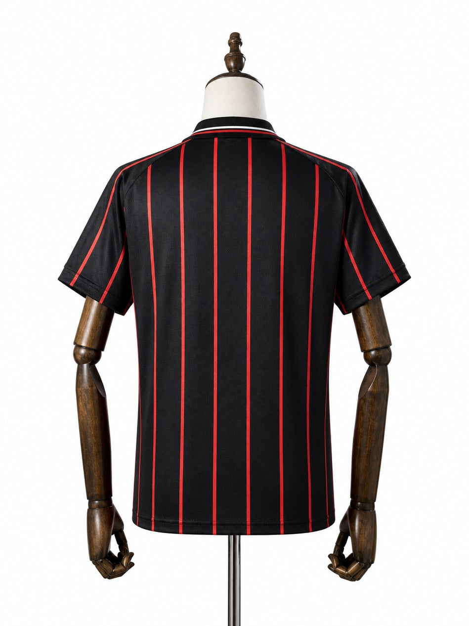 24/25 Flamengo Black Special Edition jersey mannequin view 2 white background Passos Sports