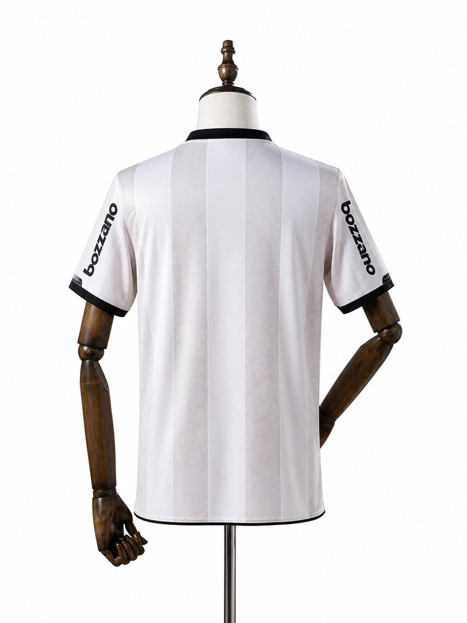 10/11 Corinthians 100th Anniversary Retro Soccer Jersey standard mannequin white background Passos Sports image 2