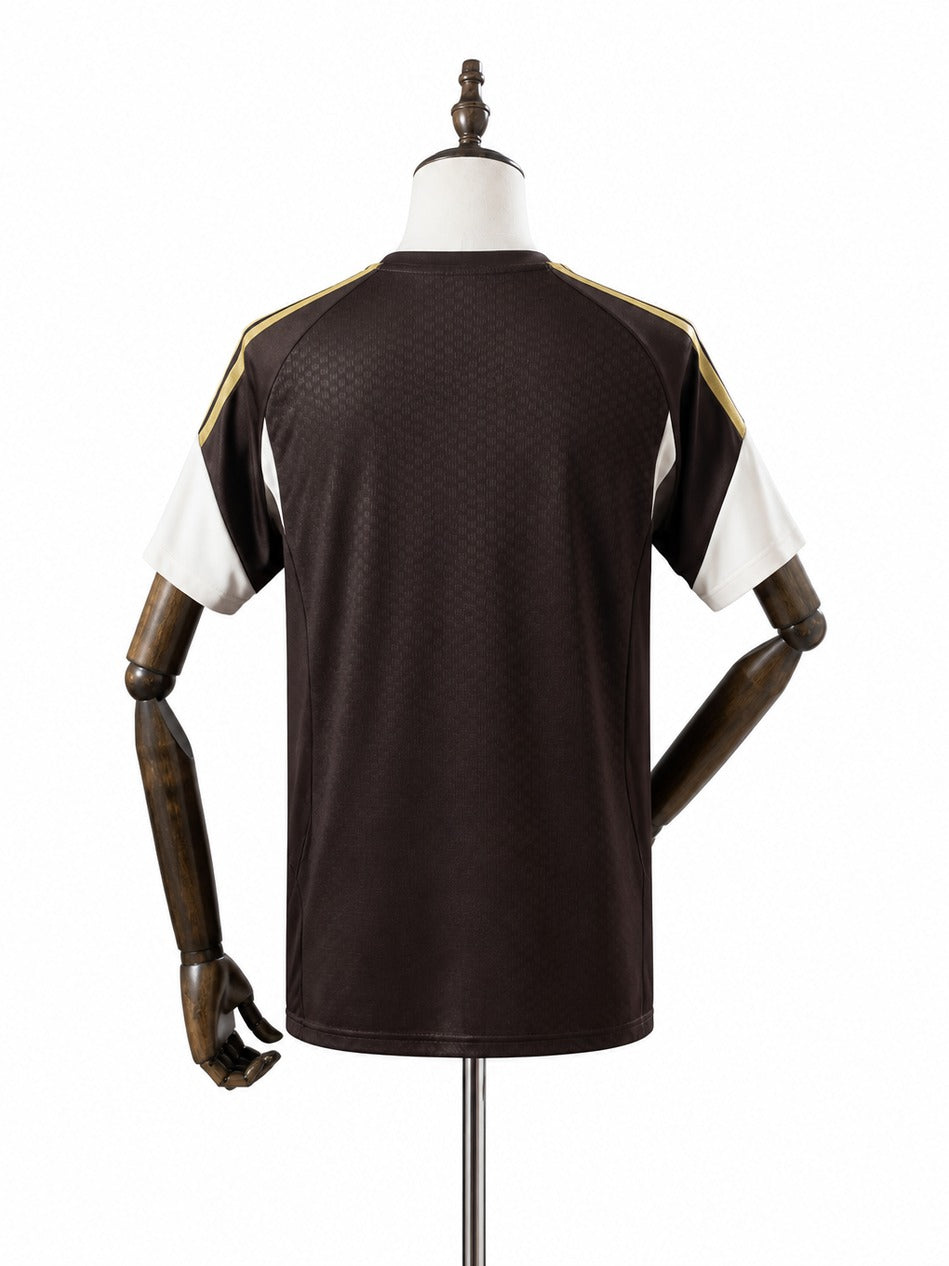 Flamengo 2026/27 Training Soccer Jersey Brown mannequin view 2 white background Passos Sports