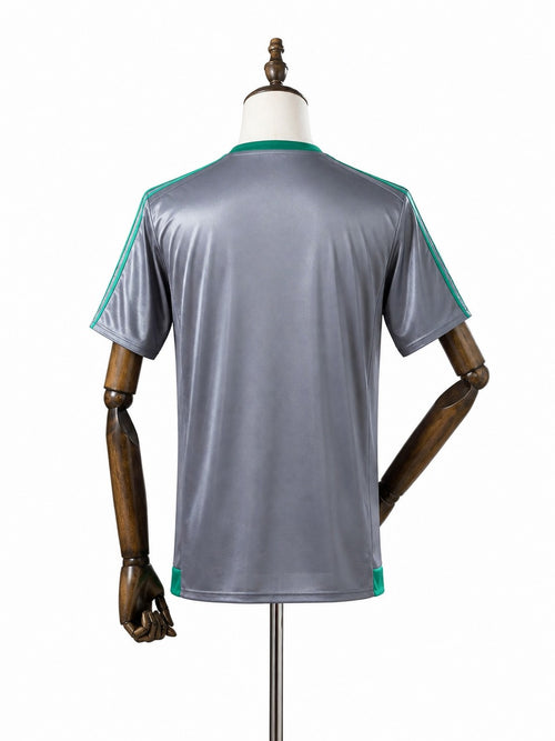 16/17 Palmeiras Champions Commemorative Edition Silver Retro Jersey mannequin view 2 white background Passos Sports