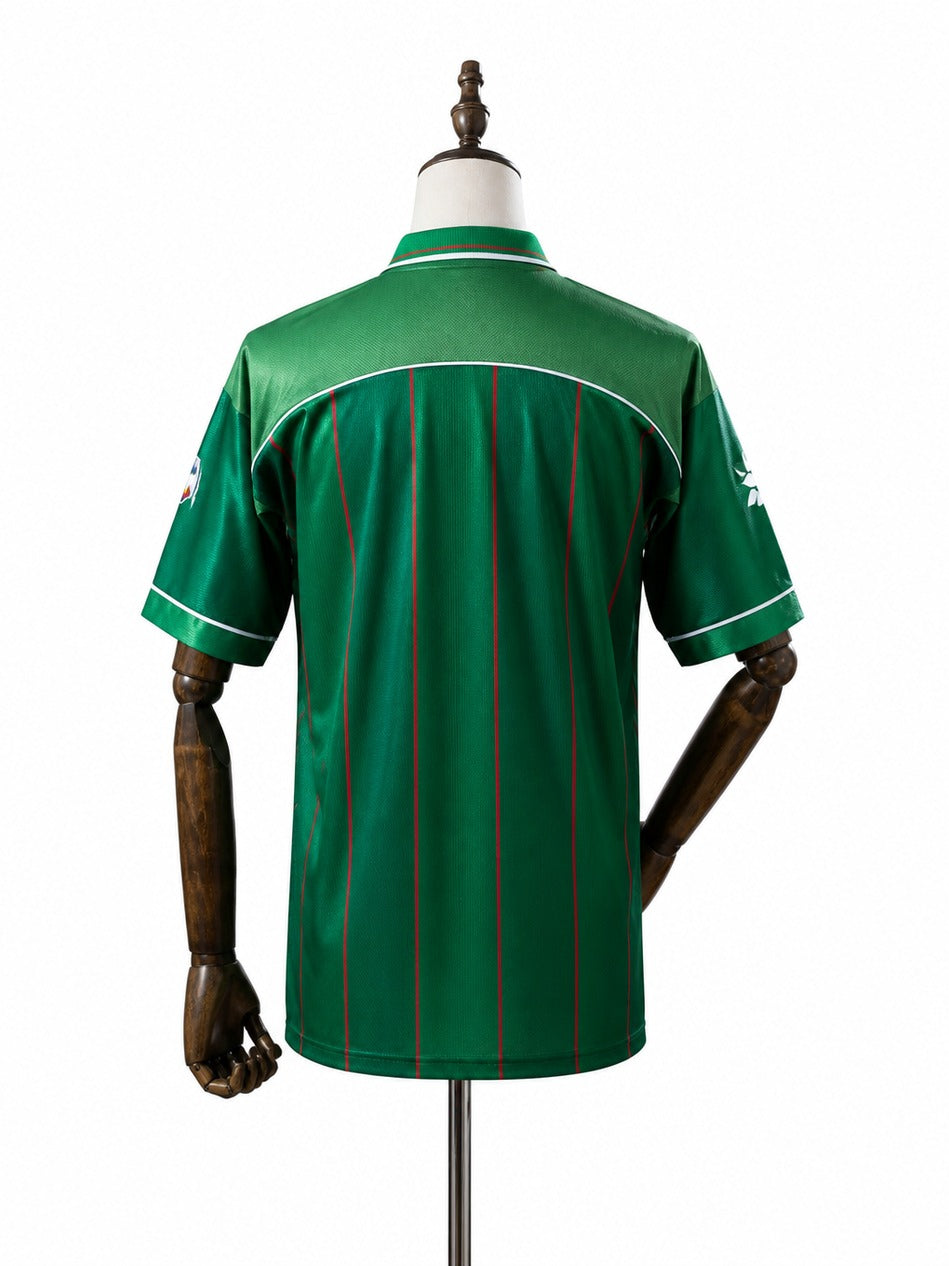 99/00 Palmeiras Home Retro Soccer Jersey mannequin view 2 white background Passos Sports