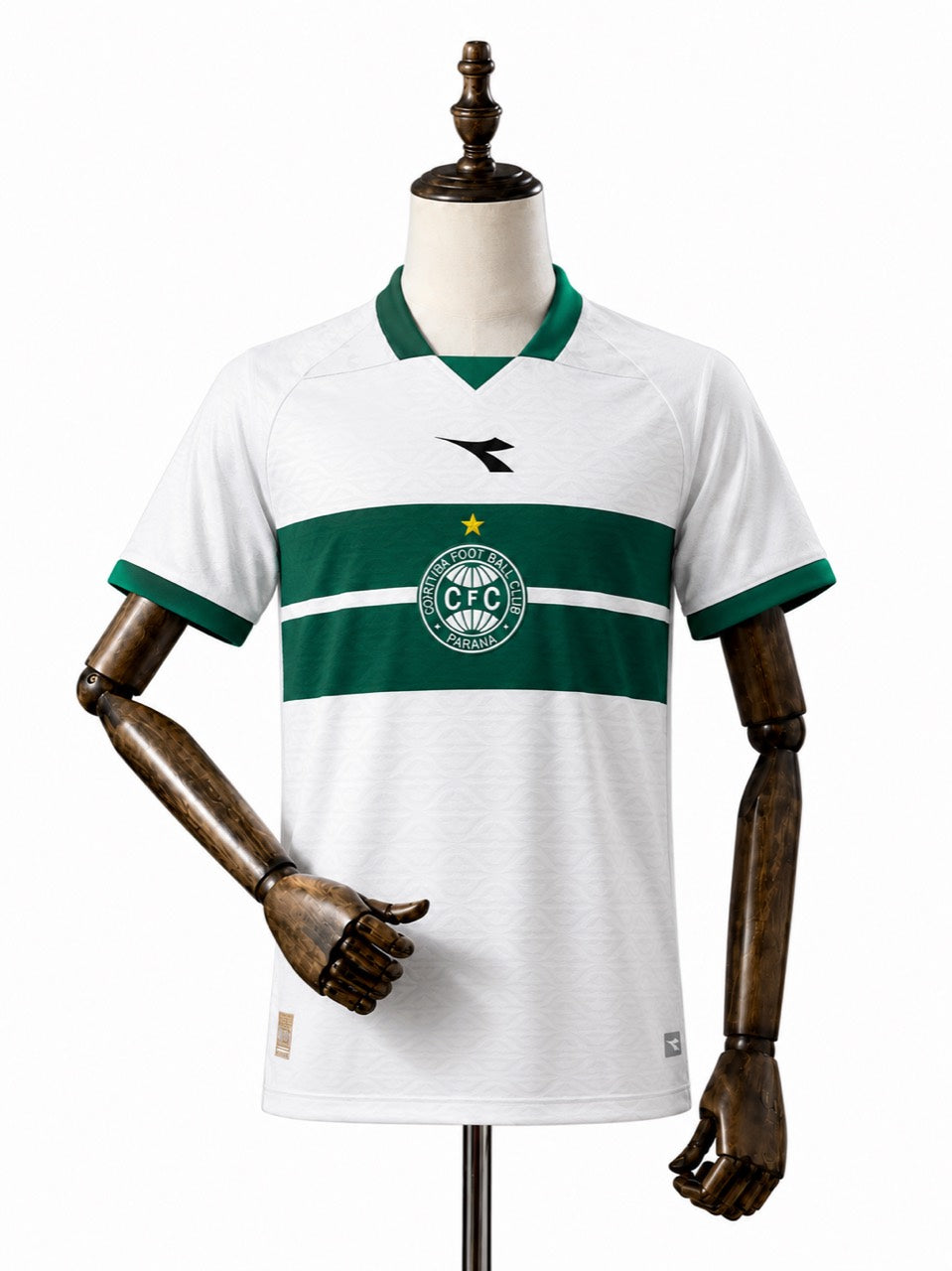 Coritiba Sem Patch Soccer Jersey 2026/2027 Away Men's front mannequin white background