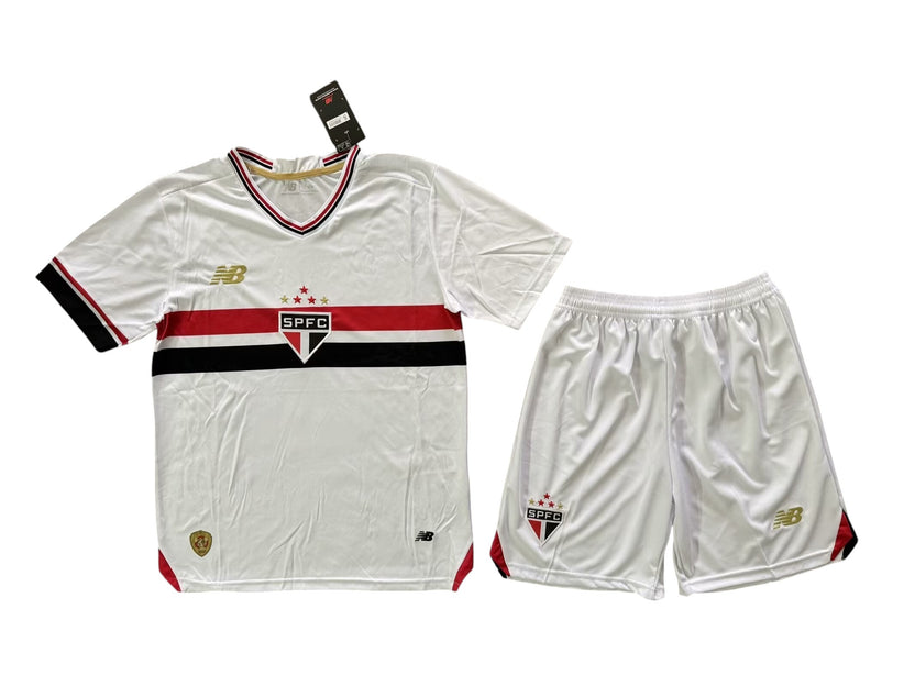 São Paulo Soccer Jersey 2025/26 – Home – Kids'
