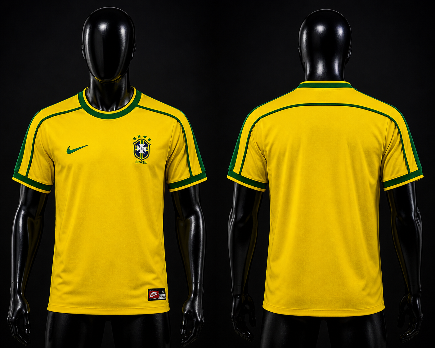 Camisa Brasil Amarela 1998