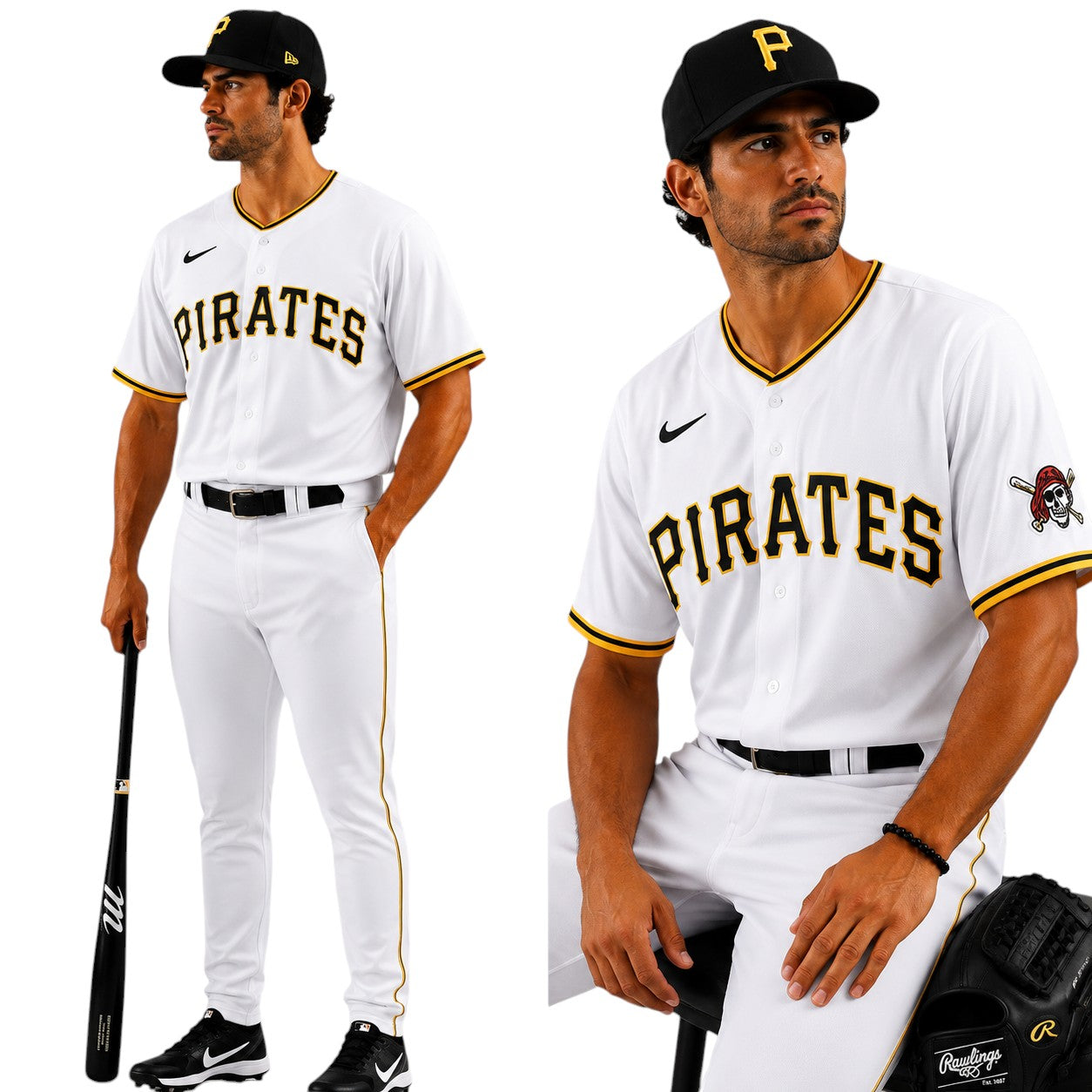 Pittsburgh Pirates MLB – Camisa Oficial Primeira (Home)