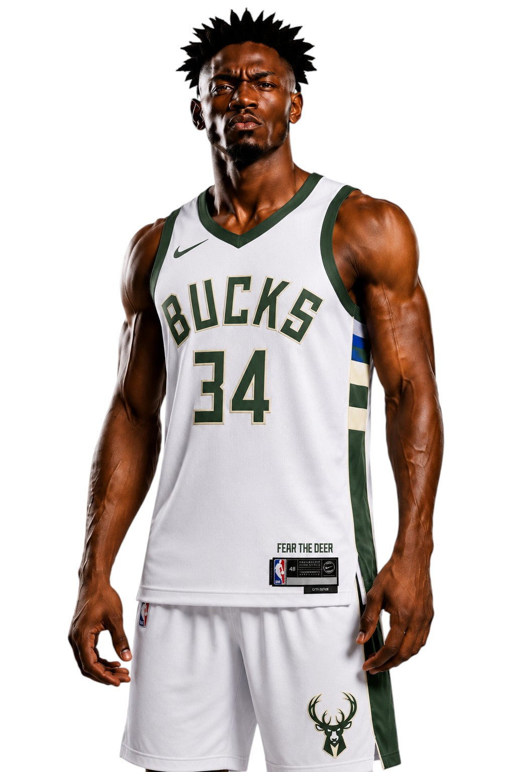 Camiseta NBA Milwaukee Bucks - 1ª Camisa (Home)