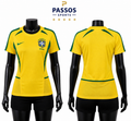 Camisa Brasil Feminina Amarela 2002