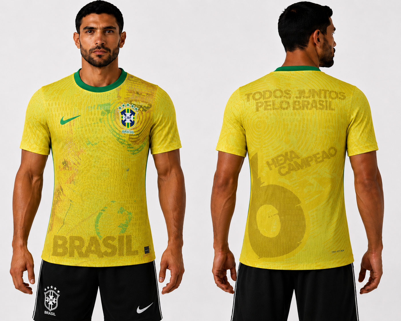Brazil National Team Yellow Jersey 2026 (Version 2)