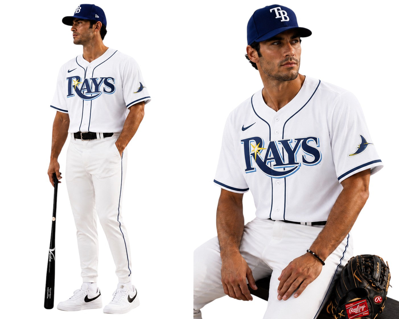 Tampa Bay Rays MLB – Camisa Oficial Primeira (Home)