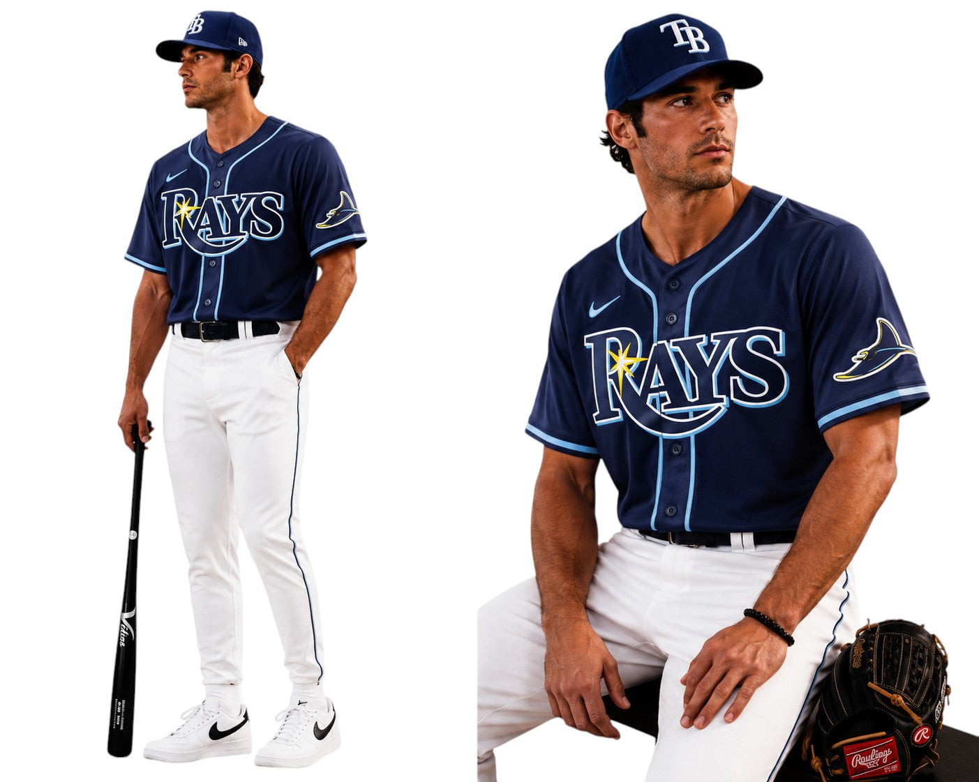 Tampa Bay Rays MLB – Camisa Oficial Segunda (Away)