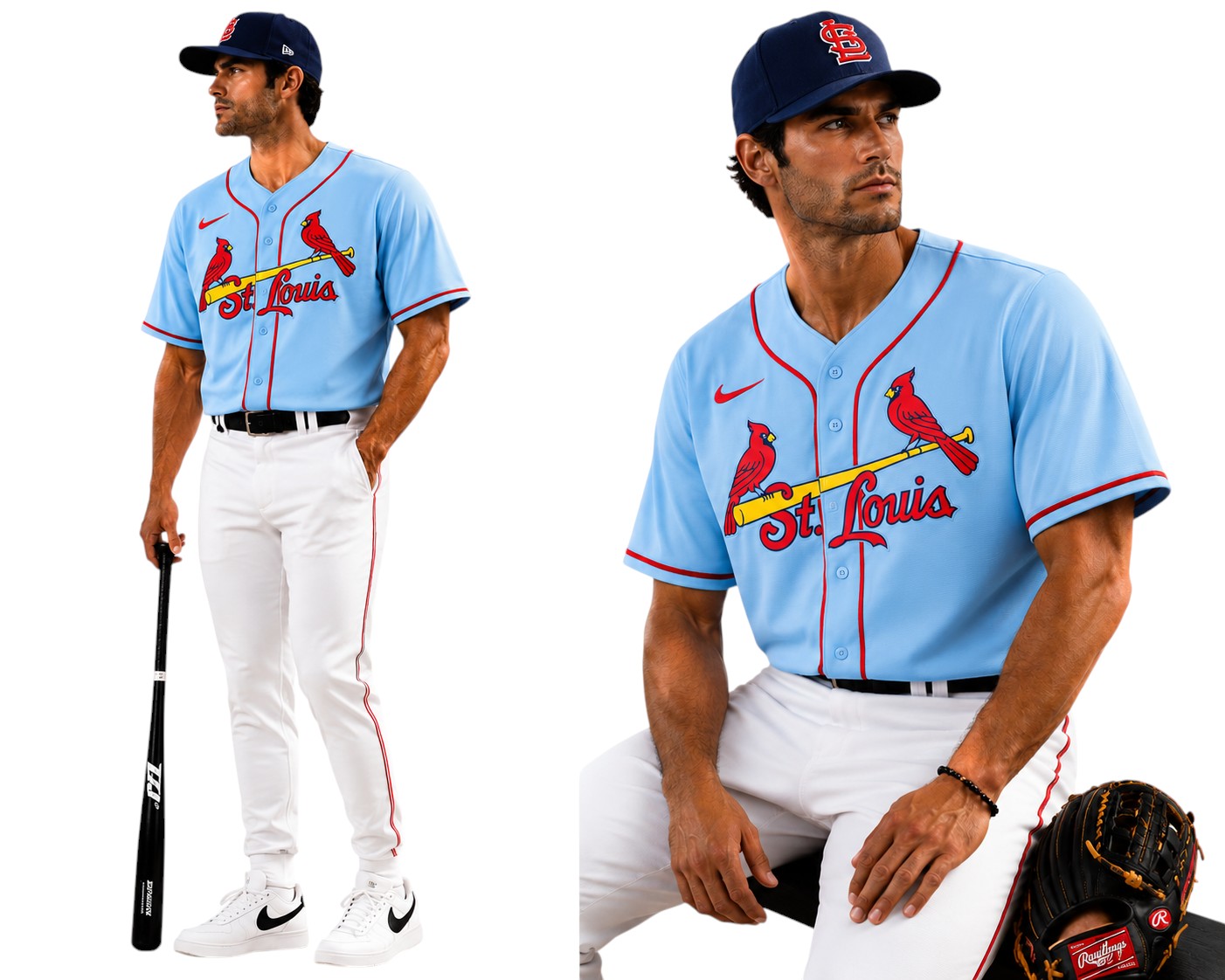 St. Louis Cardinals MLB – Camisa Oficial Segunda (Away)
